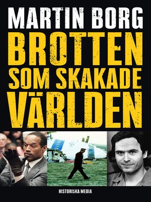 cover image of Brotten som skakade världen